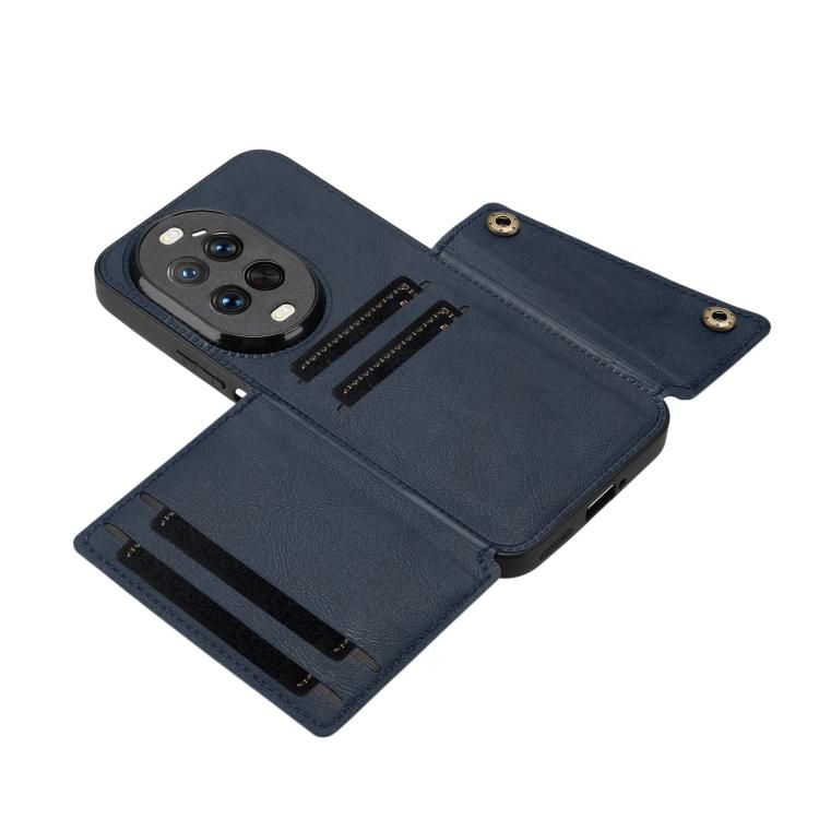 For Huawei nova 14 Ultra Double Buckle Card Slots Magnetic Phone Case