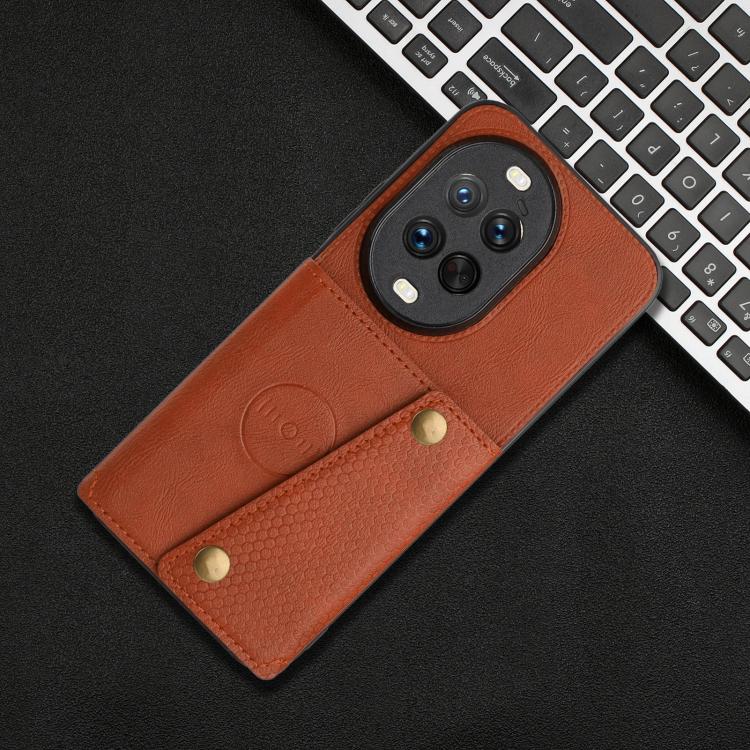 For Huawei nova 14 Ultra Double Buckle Card Slots Magnetic Phone Case
