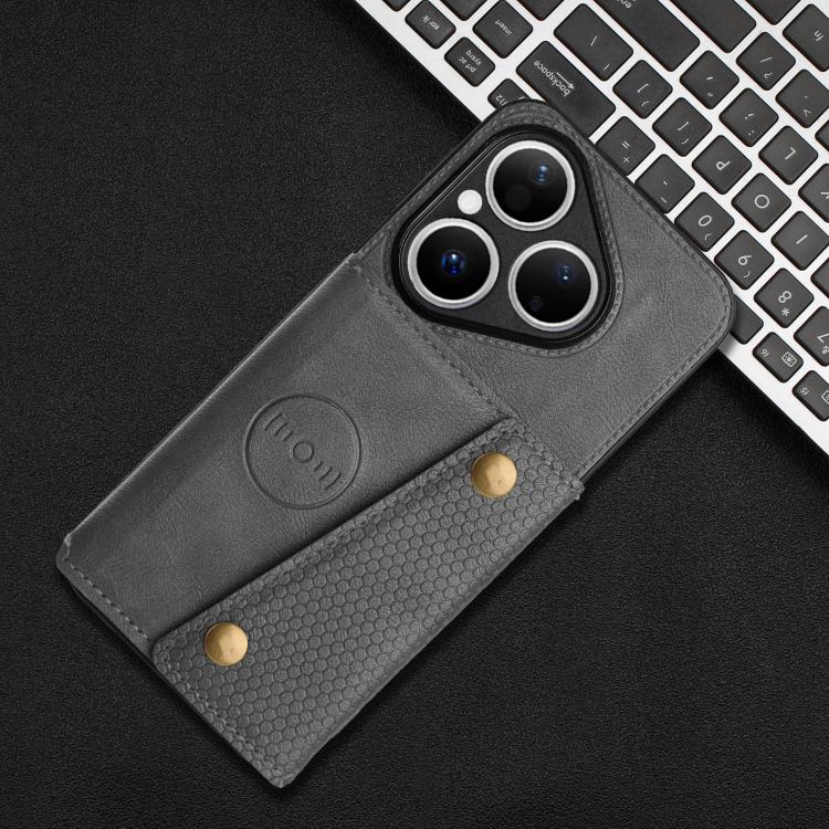 For Huawei Pura 80 Pro / 80 Pro+ Double Buckle Card Slots Magnetic Phone Case