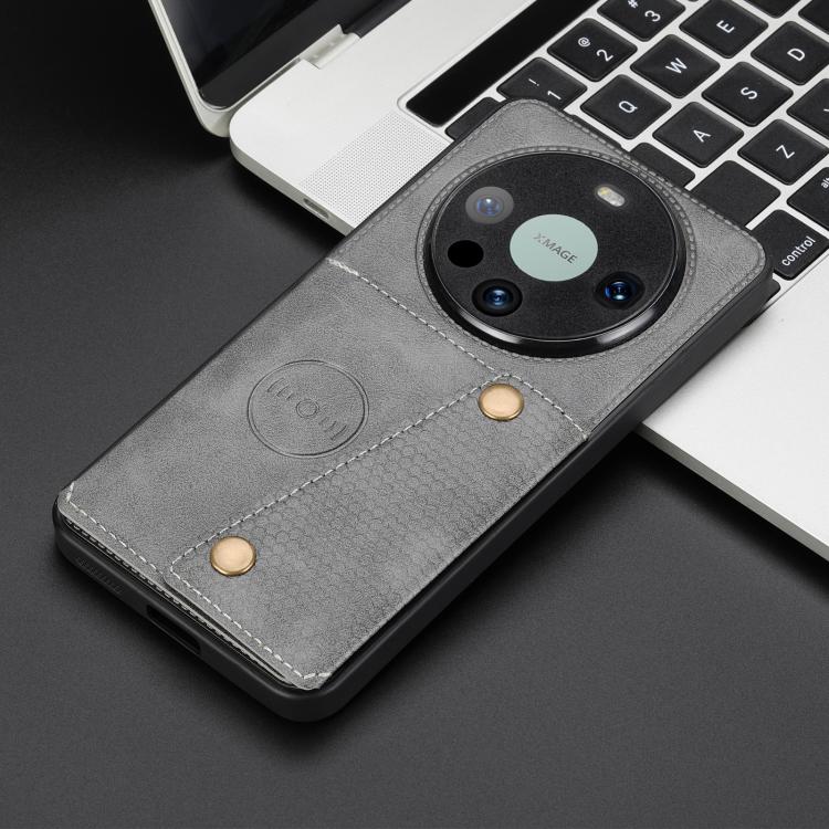 For Huawei Mate 80 Double Buckle Card Slots Magnetic Phone Case