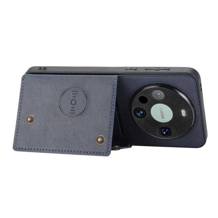 For Huawei Mate 80 Double Buckle Card Slots Magnetic Phone Case