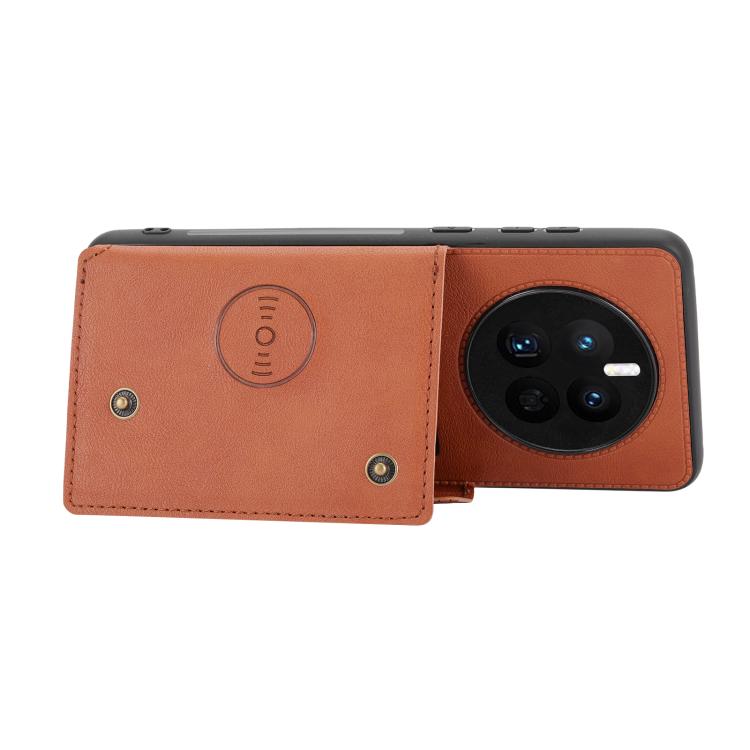 For Huawei Mate 80 Pro Max Double Buckle Card Slots Magnetic Phone Case