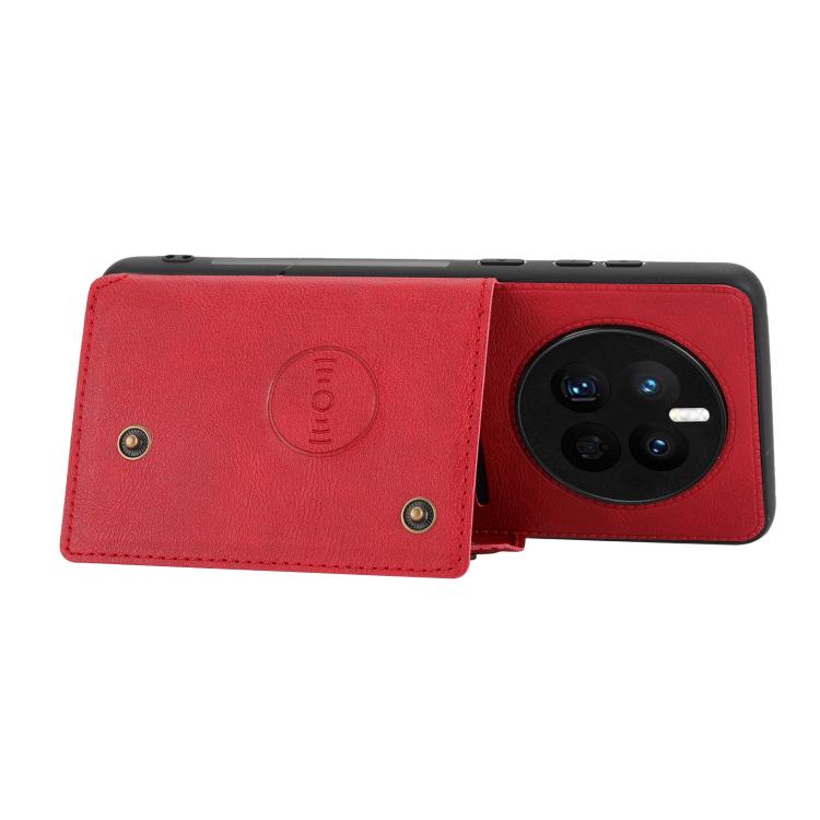 For Huawei Mate 80 Pro Max Double Buckle Card Slots Magnetic Phone Case