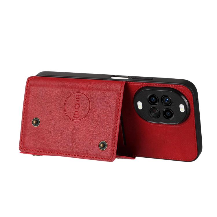 For Huawei nova 15 5G Double Buckle Card Slots Magnetic Phone Case