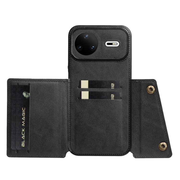 For Huawei nova 15 Pro 5G Double Buckle Card Slots Magnetic Phone Case