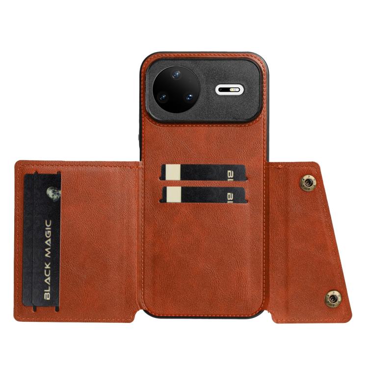 For Huawei nova 15 Pro 5G Double Buckle Card Slots Magnetic Phone Case