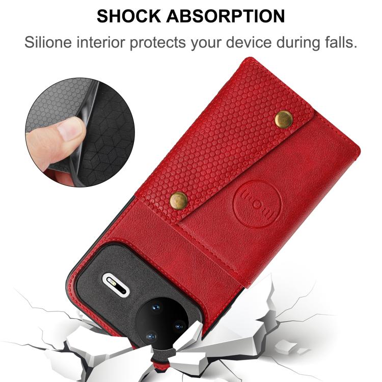 For Huawei nova 15 Pro 5G Double Buckle Card Slots Magnetic Phone Case