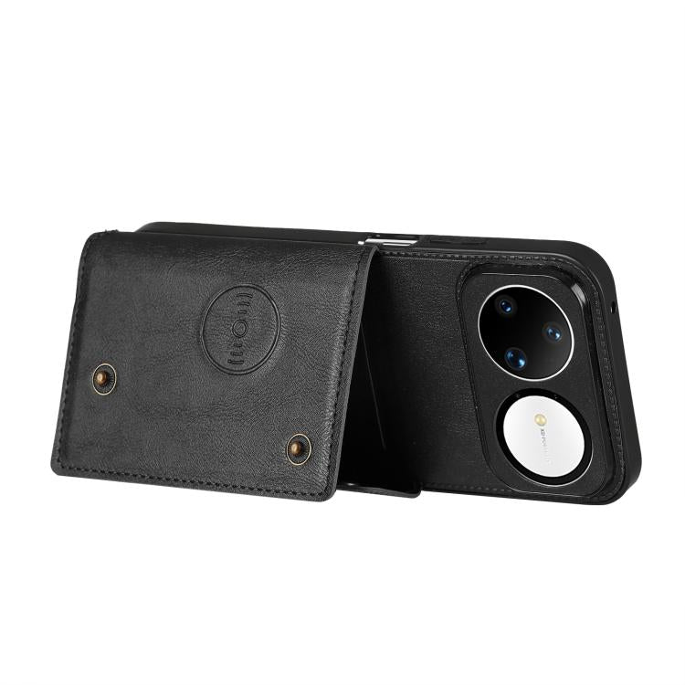 For Huawei nova 15 Ultra 5G Double Buckle Card Slots Magnetic Phone Case