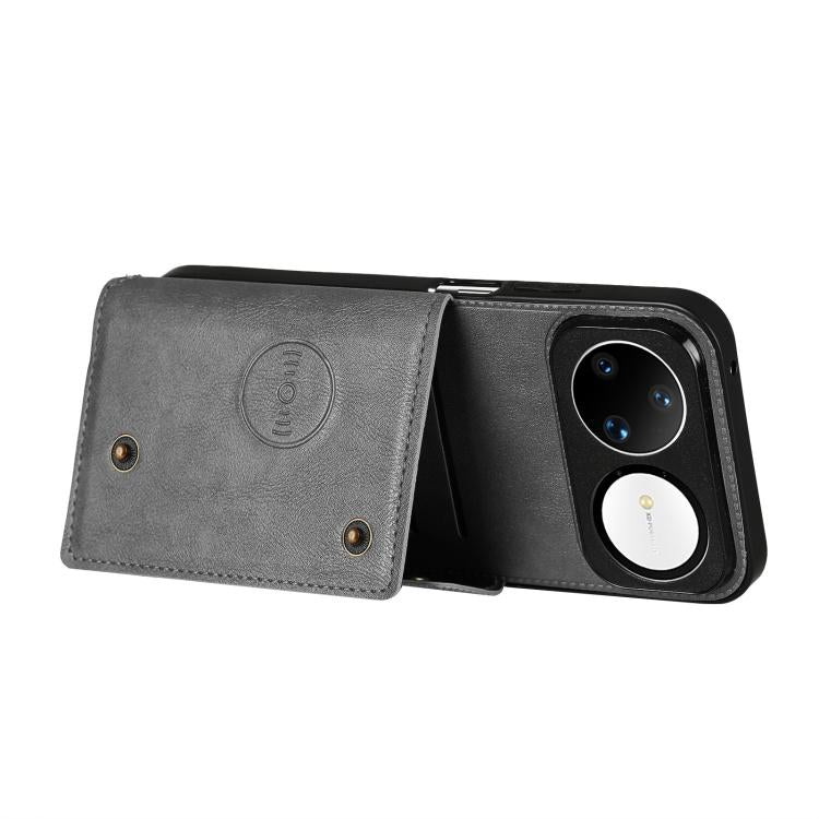 For Huawei nova 15 Ultra 5G Double Buckle Card Slots Magnetic Phone Case