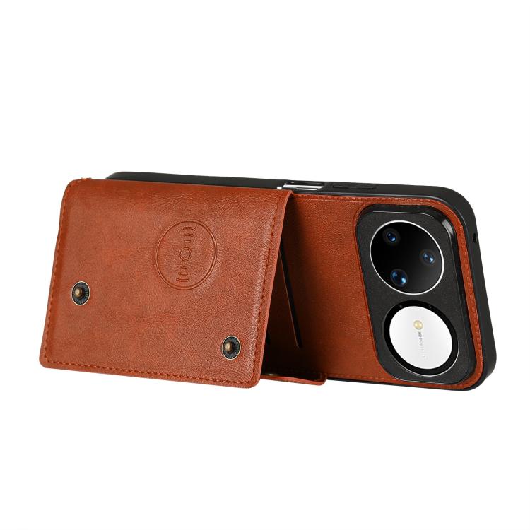 For Huawei nova 15 Ultra 5G Double Buckle Card Slots Magnetic Phone Case