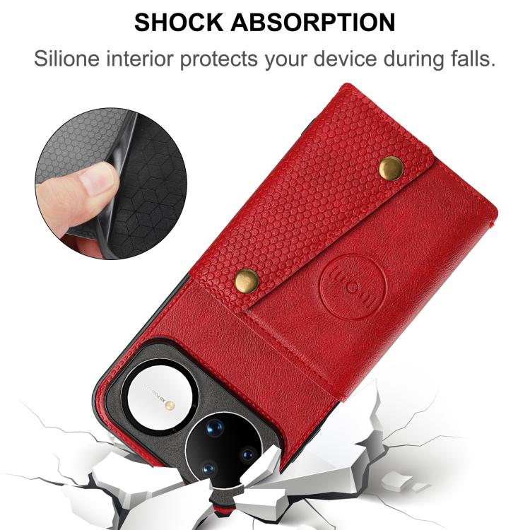 For Huawei nova 15 Ultra 5G Double Buckle Card Slots Magnetic Phone Case