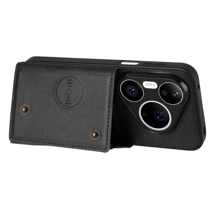 For Huawei Pura 90 Pro Max 5G Double Buckle Card Slots Magnetic Phone Case