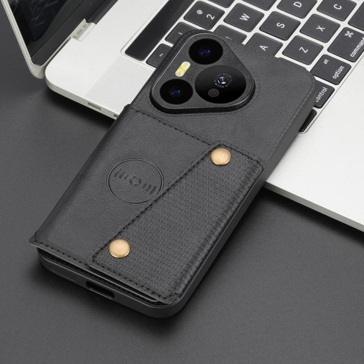 For Huawei Pura 90 Pro 5G Double Buckle Card Slots Magnetic Phone Case