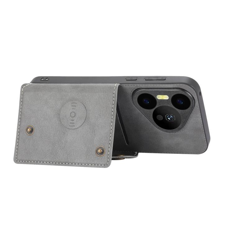 For Huawei Pura 90 Pro 5G Double Buckle Card Slots Magnetic Phone Case