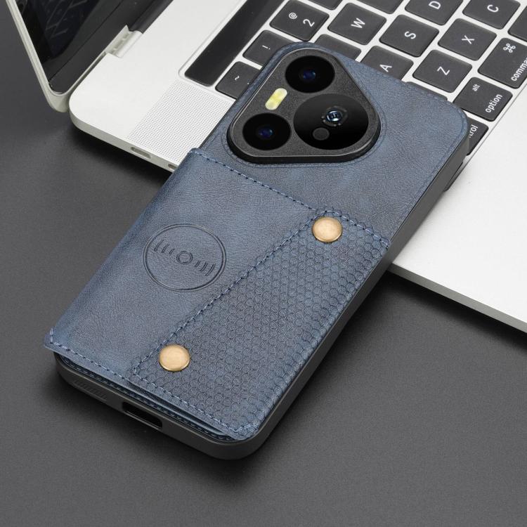 For Huawei Pura 90 Pro 5G Double Buckle Card Slots Magnetic Phone Case