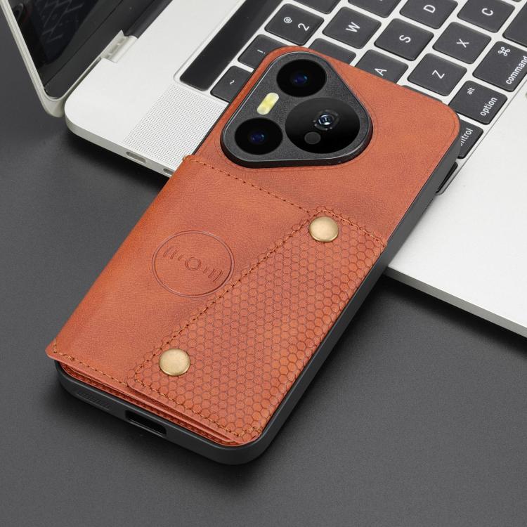 For Huawei Pura 90 Pro 5G Double Buckle Card Slots Magnetic Phone Case