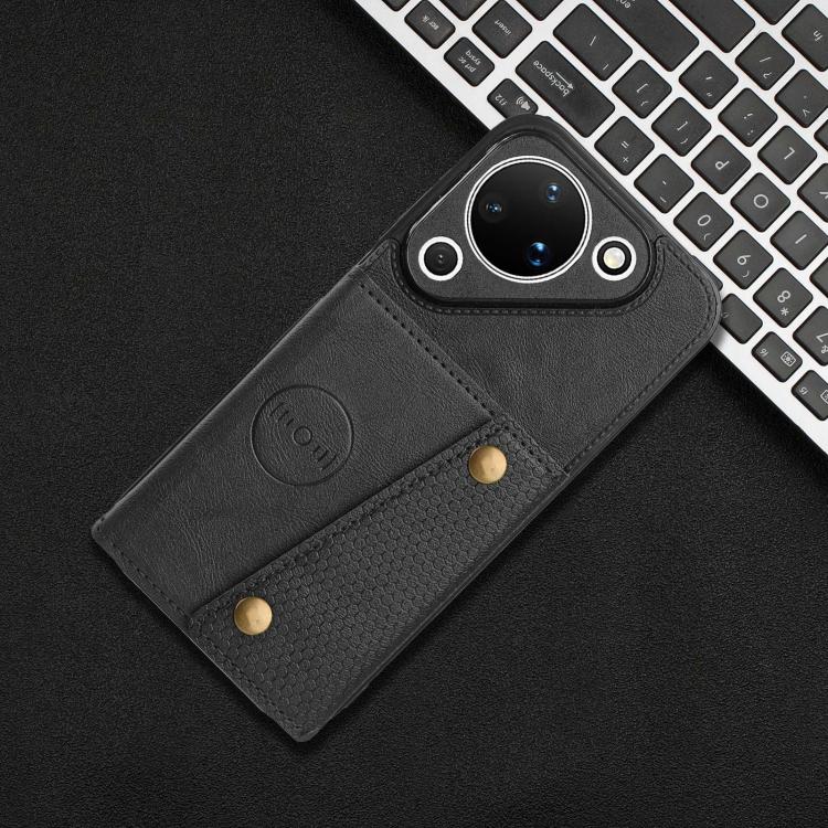 For Huawei Pura 90 5G Double Buckle Card Slots Magnetic Phone Case