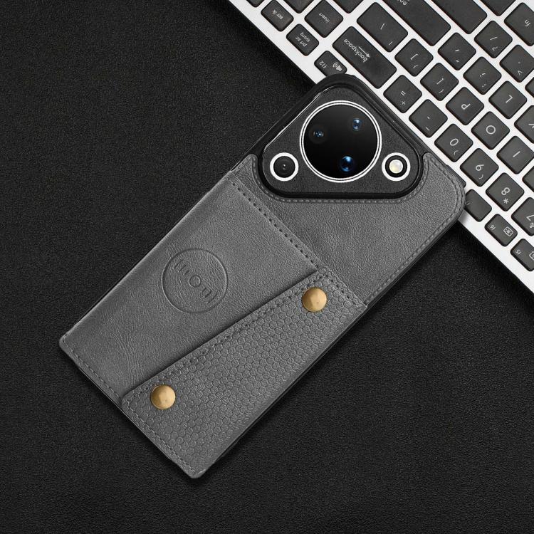 For Huawei Pura 90 5G Double Buckle Card Slots Magnetic Phone Case