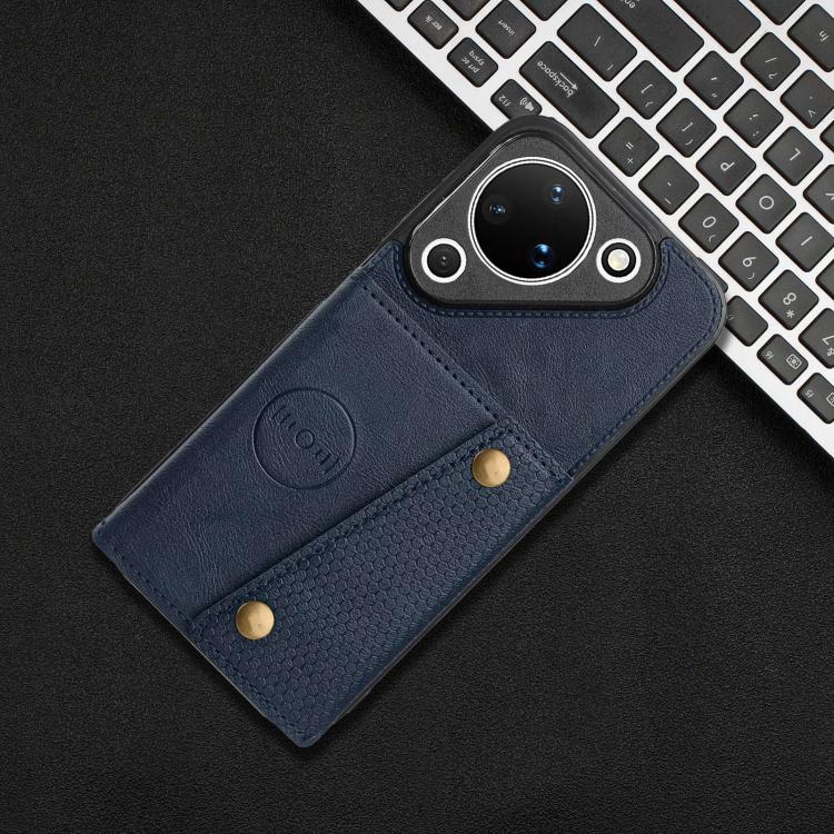 For Huawei Pura 90 5G Double Buckle Card Slots Magnetic Phone Case