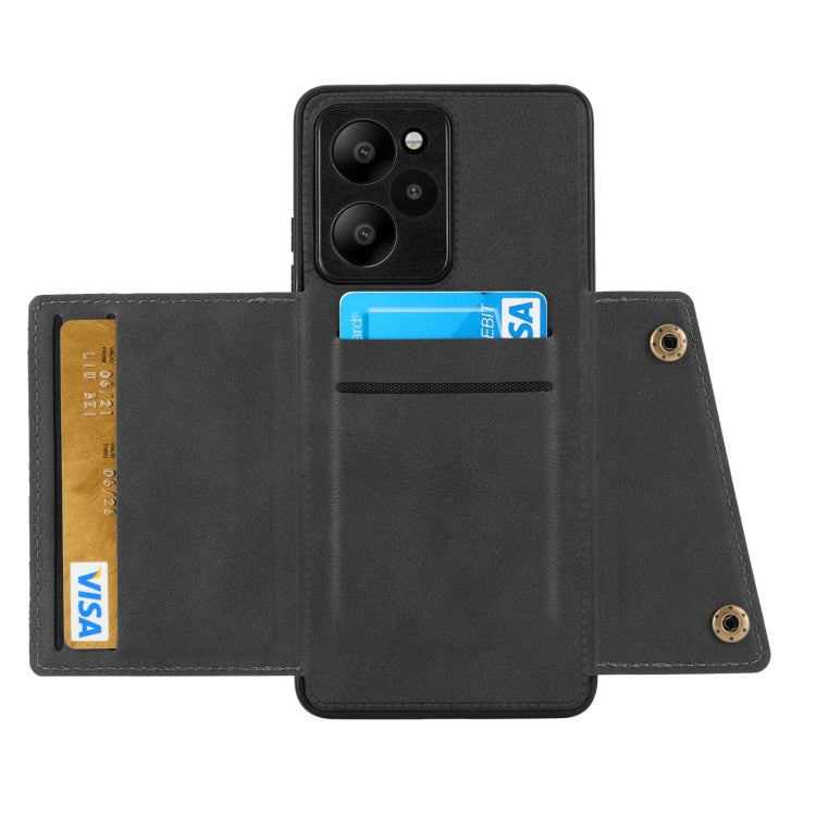 For Xiaomi Redmi 13 4G Global Double Buckle Card Slots Magnetic Phone Case