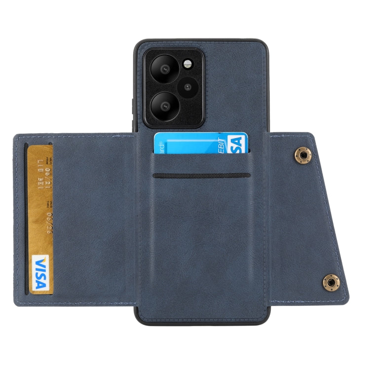 For Xiaomi Redmi 13 4G Global Double Buckle Card Slots Magnetic Phone Case