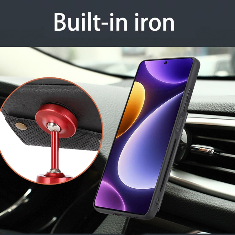 For Xiaomi Redmi 13 4G Global Double Buckle Card Slots Magnetic Phone Case