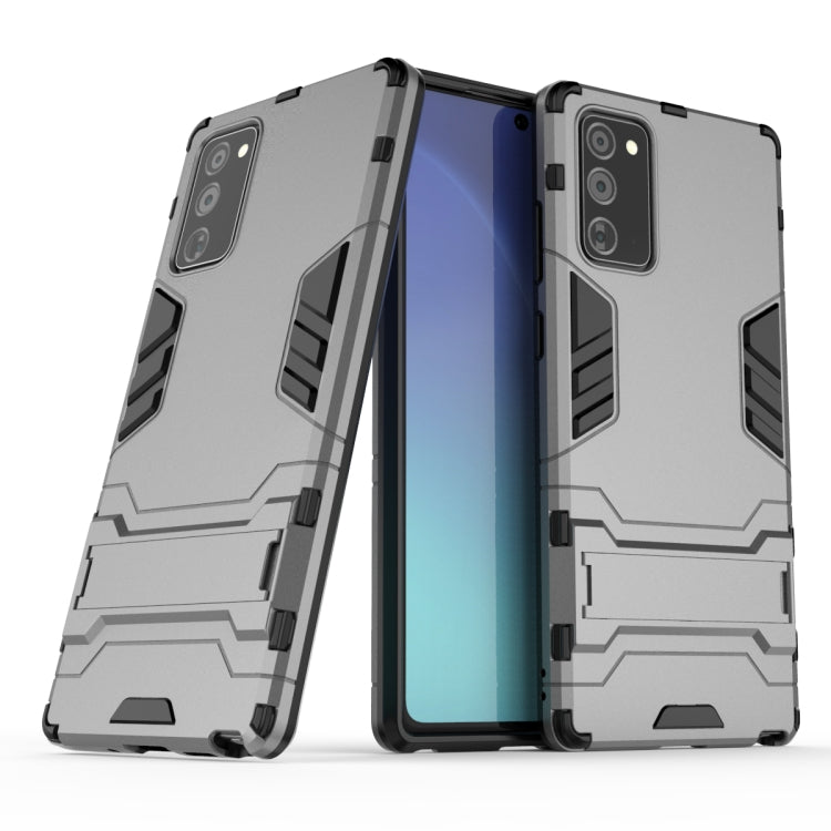 For Samsung Galaxy Note20 PC + TPU Shockproof Protective Case with Holder