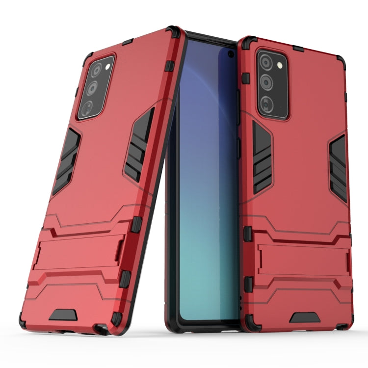 For Samsung Galaxy Note20  Plus PC + TPU Shockproof Protective Case with Holder