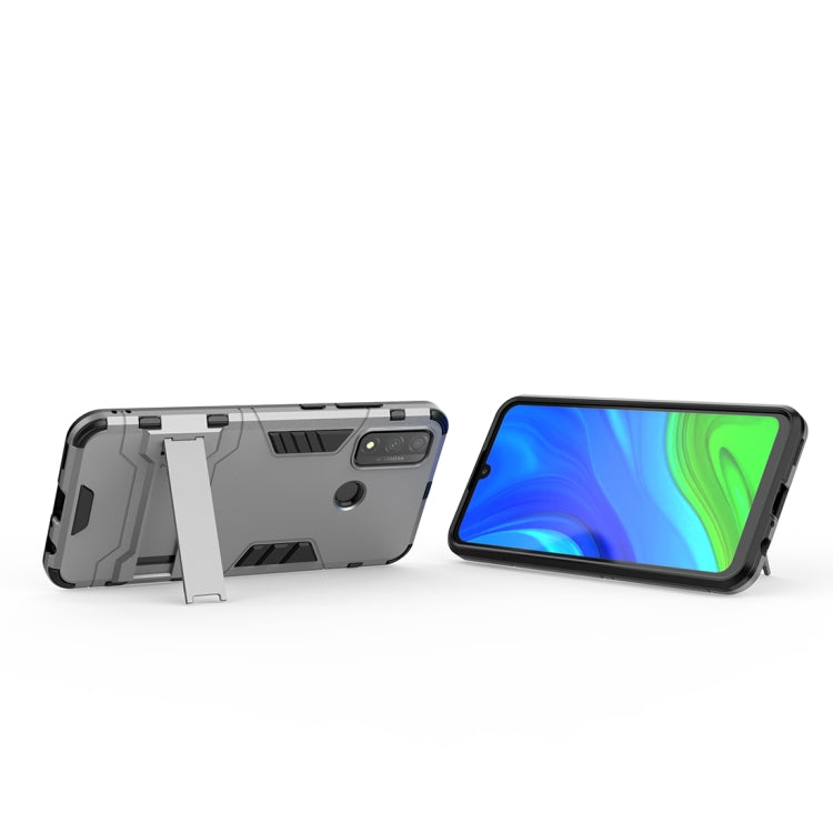 For Huawei P smart 2020 PC + TPU Shockproof Protective Case with Holder