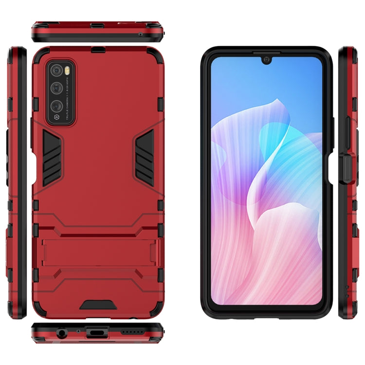 For Huawei Enjoy Z PC + TPU Shockproof Protective Case with Holder