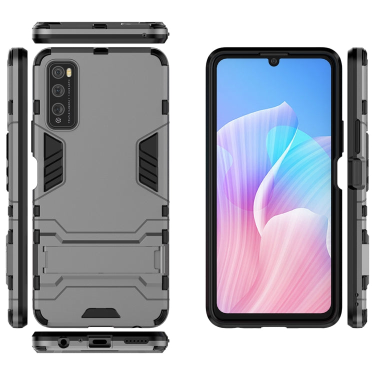 For Huawei Enjoy Z PC + TPU Shockproof Protective Case with Holder