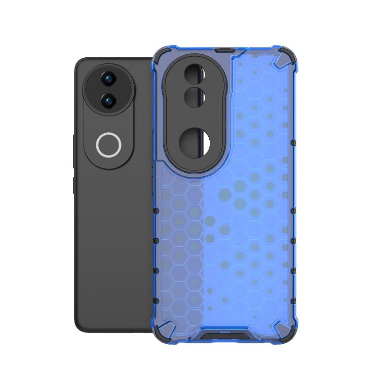 For vivo V50 5G Global Shockproof Honeycomb PC + TPU Phone Case