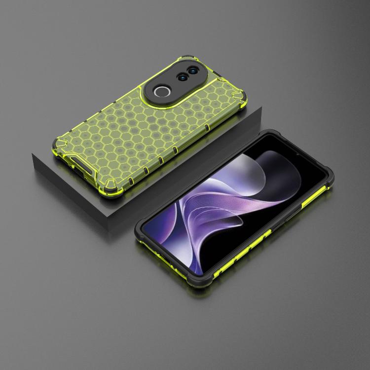 For vivo V50 5G Global Shockproof Honeycomb PC + TPU Phone Case
