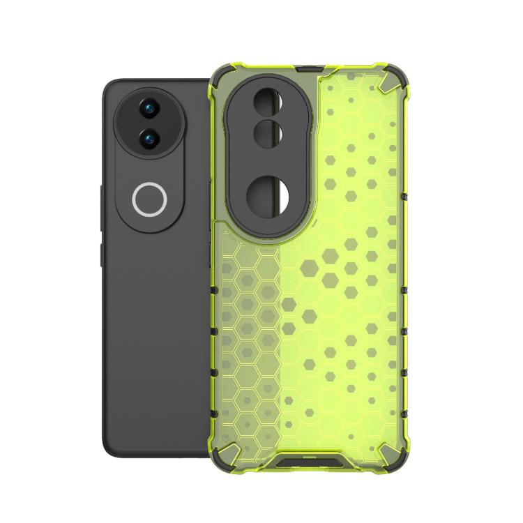 For vivo V50 5G Global Shockproof Honeycomb PC + TPU Phone Case