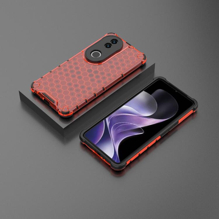 For vivo V50 5G Global Shockproof Honeycomb PC + TPU Phone Case