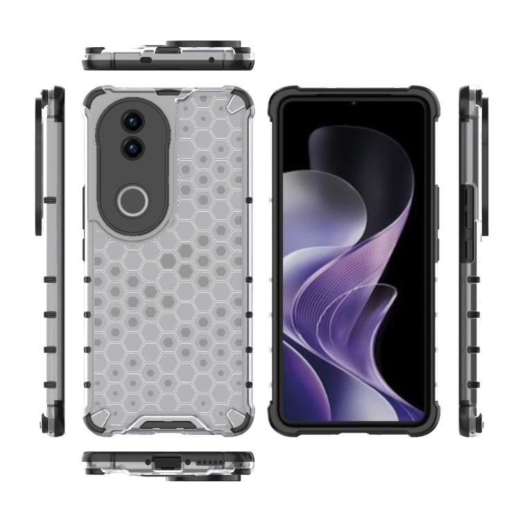 For vivo V50 5G Global Shockproof Honeycomb PC + TPU Phone Case