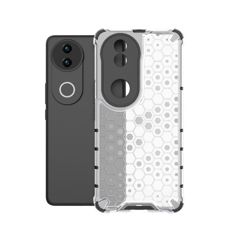 For vivo V50 5G Global Shockproof Honeycomb PC + TPU Phone Case