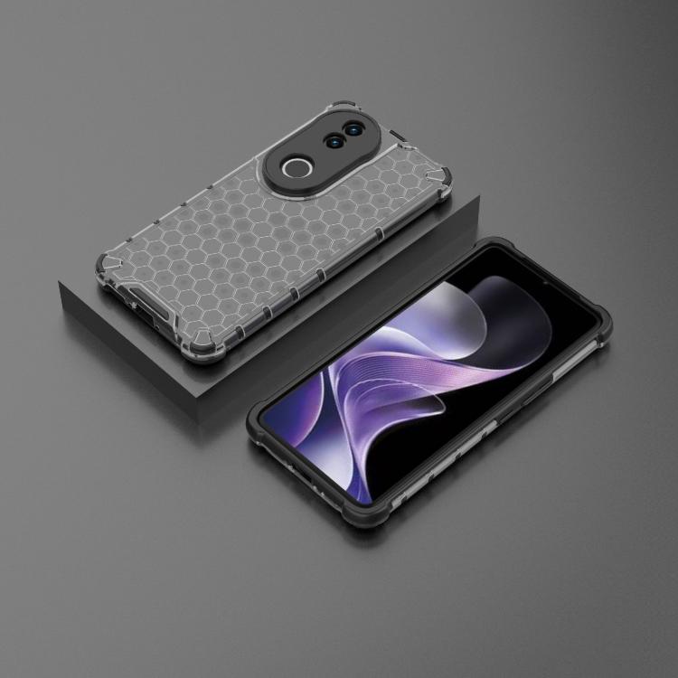 For vivo V50 5G Global Shockproof Honeycomb PC + TPU Phone Case