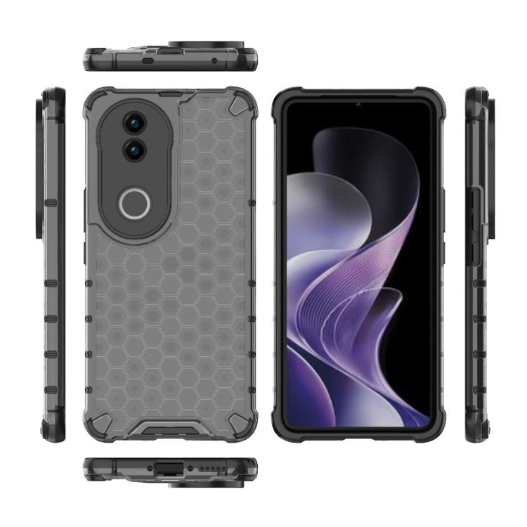 For vivo V50 5G Global Shockproof Honeycomb PC + TPU Phone Case