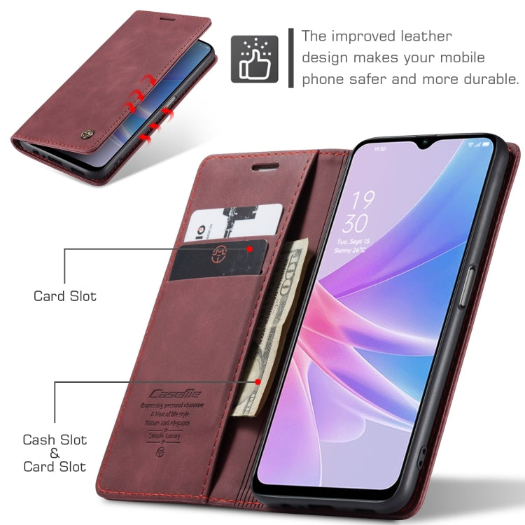 For OPPO A58 5G / A58X 5G CaseMe 013 Multifunctional Horizontal Flip Leather Phone Case