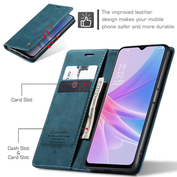 For OPPO A58 5G / A58X 5G CaseMe 013 Multifunctional Horizontal Flip Leather Phone Case