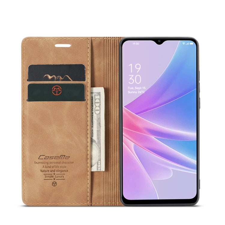 For OPPO A58 5G / A58X 5G CaseMe 013 Multifunctional Horizontal Flip Leather Phone Case