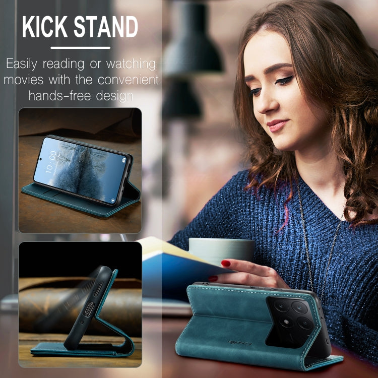 For Xiaomi Poco X6 Pro CaseMe 013 Multifunctional Horizontal Flip Leather Phone Case