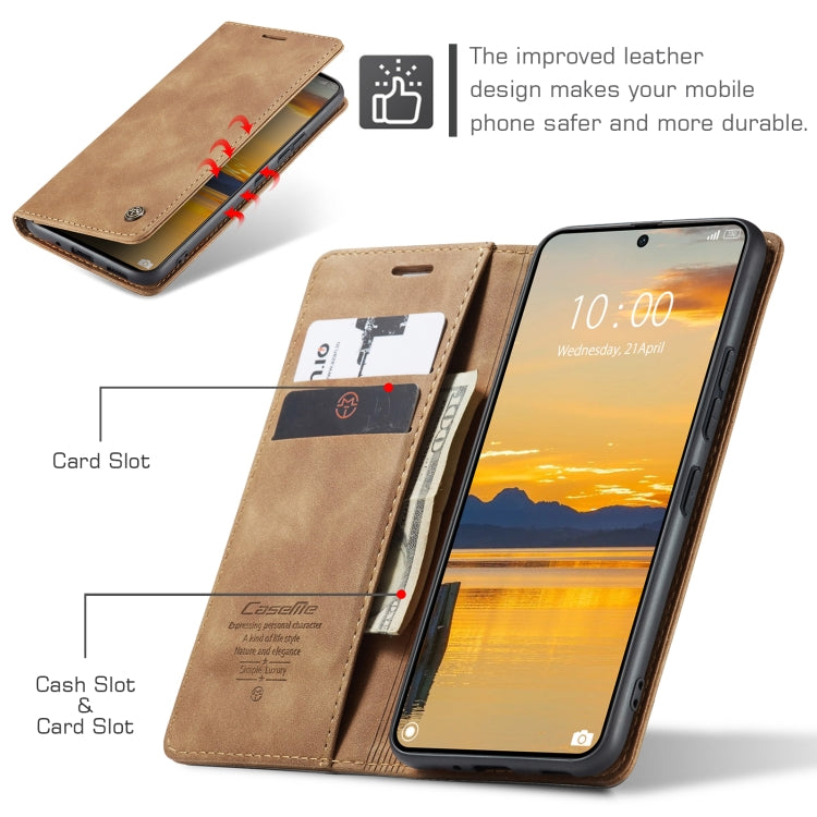 For Xiaomi Poco X6 Pro CaseMe 013 Multifunctional Horizontal Flip Leather Phone Case