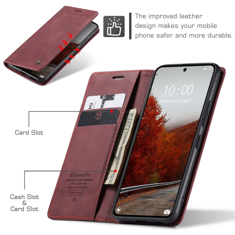 For Xiaomi Redmi K70E 5G CaseMe 013 Multifunctional Horizontal Flip Leather Phone Case