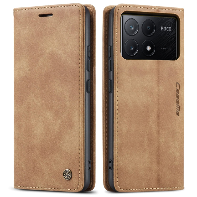 For Xiaomi Redmi K70E 5G CaseMe 013 Multifunctional Horizontal Flip Leather Phone Case