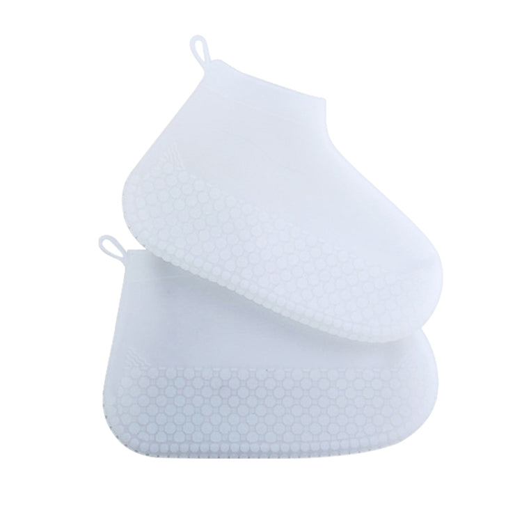 Silicone Non-slip Thickened Wear-resistant Waterproof Shoe Boots Cover, Size:S