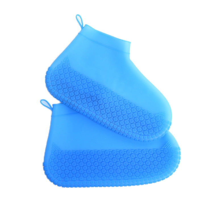 Silicone Non-slip Thickened Wear-resistant Waterproof Shoe Boots Cover, Size:S