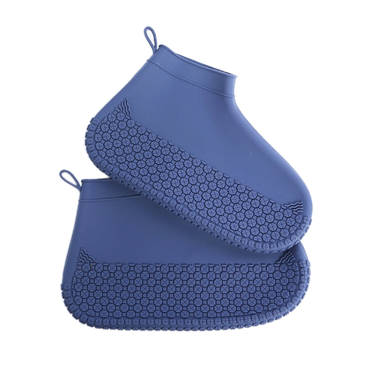 Silicone Non-slip Thickened Wear-resistant Waterproof Shoe Boots Cover, Size:S