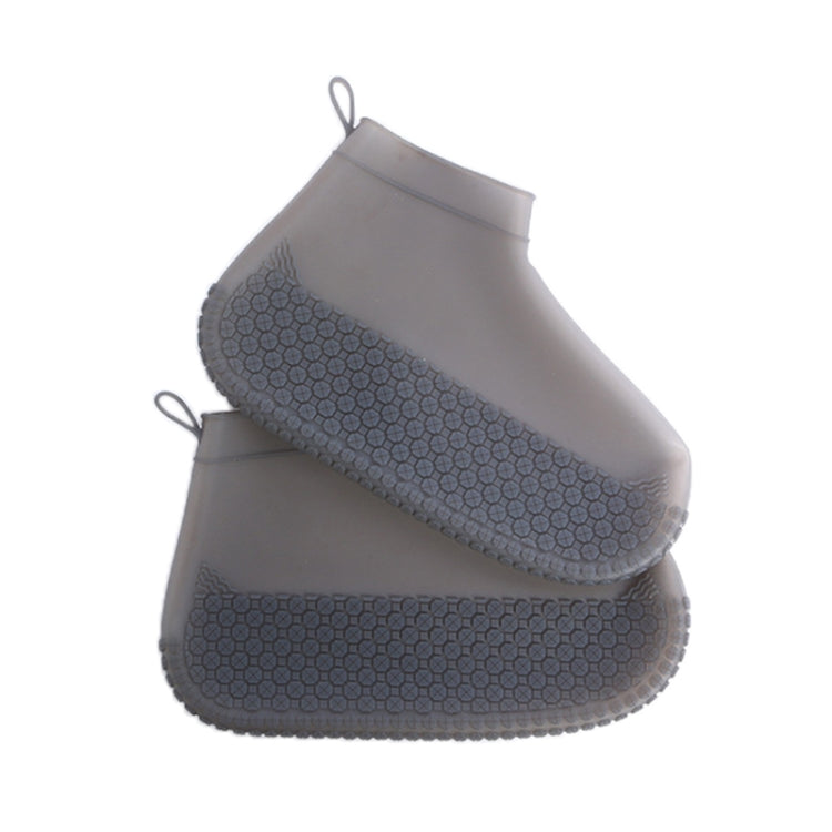 Silicone Non-slip Thickened Wear-resistant Waterproof Shoe Boots Cover, Size:S